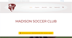 Desktop Screenshot of madisonhardingsoccer.com